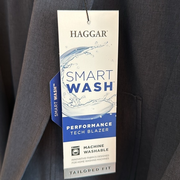 NWT! Haggar Smart Wash Performance Tech Blazer - Picture 2 of 5